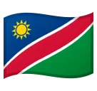 Google platformon a(z) flag: Namibia képe
