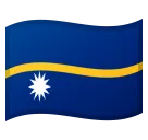 flag: Nauru لمنصة Google