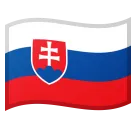 flag: Slovakia untuk platform Google
