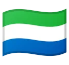 Google 平台中的 flag: Sierra Leone