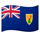 Google platformon a(z) flag: Turks & Caicos Islands képe