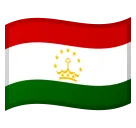 flag: Tajikistan per la piattaforma Google