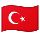 flag: Türkiye untuk platform Google