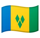 flag: St. Vincent & Grenadines لمنصة Google