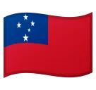 Google platformon a(z) flag: Samoa képe