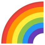rainbow alustalla Google