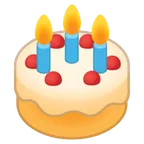 Googleプラットフォームのbirthday cake