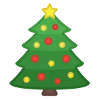 Christmas tree alustalla Google