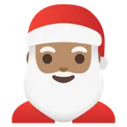 Google 플랫폼을 위한 Santa Claus: medium skin tone