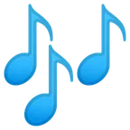 Google प्लेटफ़ॉर्म के लिए musical notes