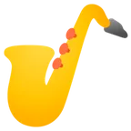 saxophone alustalla Google
