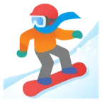 snowboarder für Google Plattform