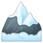 Google 平台中的 snow-capped mountain