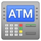 ATM sign para a plataforma Google