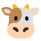 Google platformon a(z) cow face képe