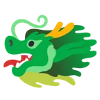 Google 平台中的 dragon face