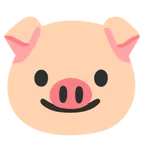 Google 平台中的 pig face