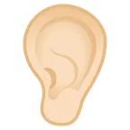 Google dla platformy ear: light skin tone