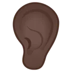 Google dla platformy ear: dark skin tone