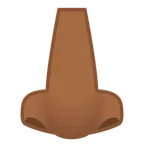 nose: medium-dark skin tone สำหรับแพลตฟอร์ม Google