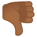 thumbs down: medium-dark skin tone per la piattaforma Google