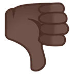 thumbs down: dark skin tone per la piattaforma Google