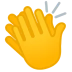 clapping hands for Google platform
