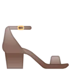 woman’s sandal för Google-plattform