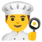 Google 平台中的 man cook