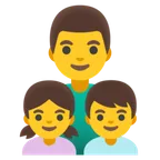 family: man, girl, boy per la piattaforma Google