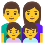 family: man, woman, girl, boy for Google platform