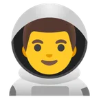 Google प्लेटफ़ॉर्म के लिए man astronaut