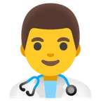 Google 平台中的 man health worker