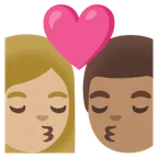 Google dla platformy kiss: woman, man, medium-light skin tone, medium skin tone