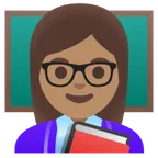 Google platformon a(z) woman teacher: medium skin tone képe