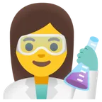 woman scientist สำหรับแพลตฟอร์ม Google
