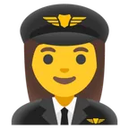 woman pilot لمنصة Google