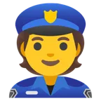 Google 平台中的 police officer
