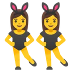 women with bunny ears for Google platform