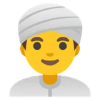Google platformu için man wearing turban