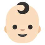 baby: light skin tone für Google Plattform