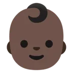 baby: dark skin tone für Google Plattform