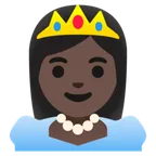Google dla platformy princess: dark skin tone