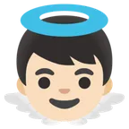 Google platformon a(z) baby angel: light skin tone képe