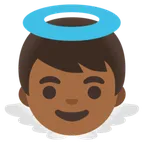 baby angel: medium-dark skin tone สำหรับแพลตฟอร์ม Google