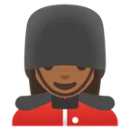Google platformon a(z) woman guard: medium-dark skin tone képe
