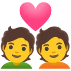 Google প্ল্যাটফর্মে জন্য couple with heart