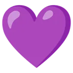 purple heart untuk platform Google