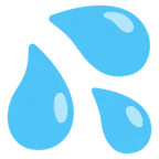 sweat droplets for Google platform