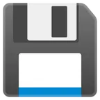 Google 平台中的 floppy disk